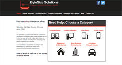 Desktop Screenshot of bytesize-solutions.com